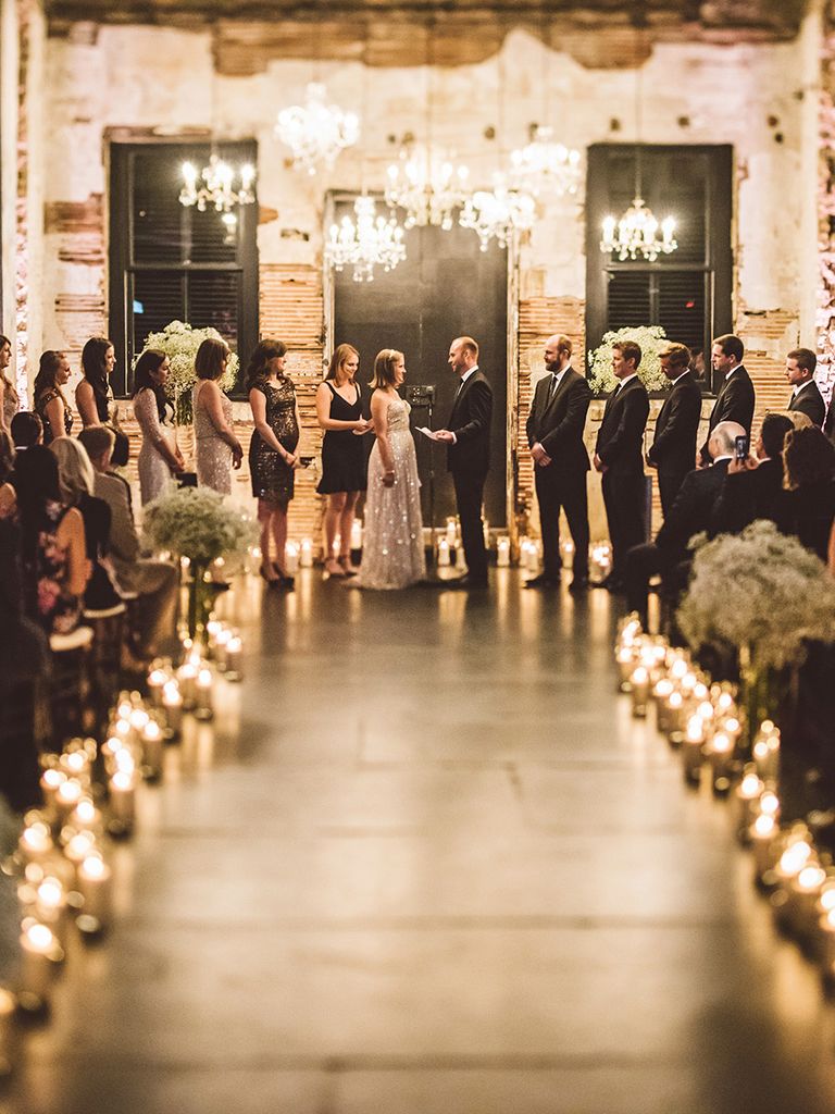 11 Romantic Ways to Fill Your Wedding With Candlelight