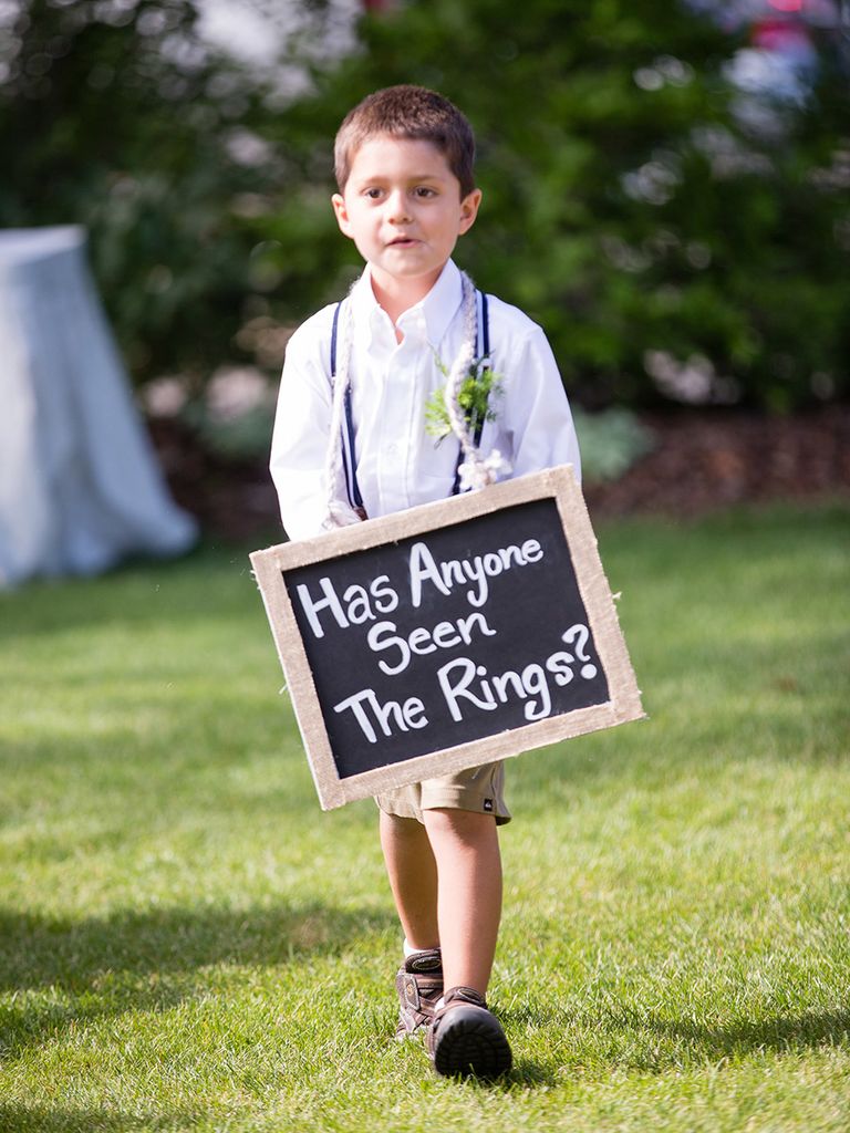 12 Adorable Ring Bearer Signs