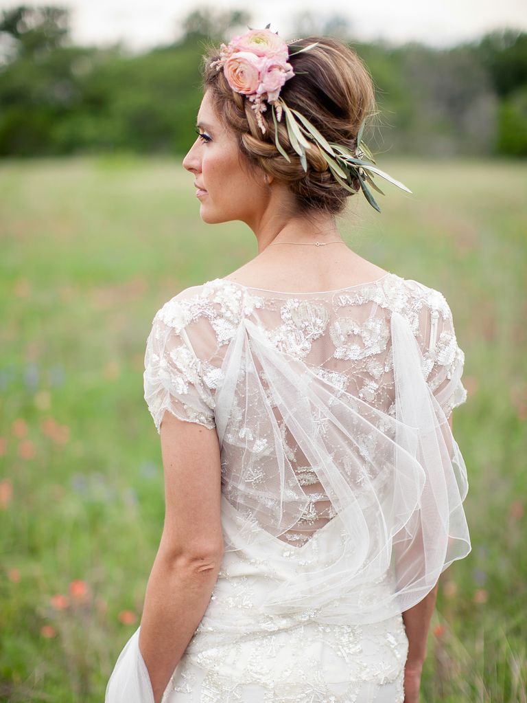 13 Bridal Braided Updo Ideas With Flowers