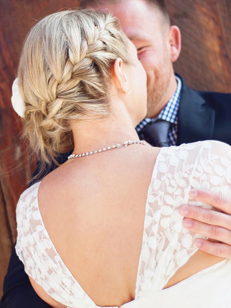 13 Bridal Braided Updo Ideas With Flowers