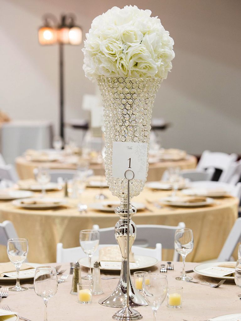 13 Glamorous Centerpieces With Serious Bling