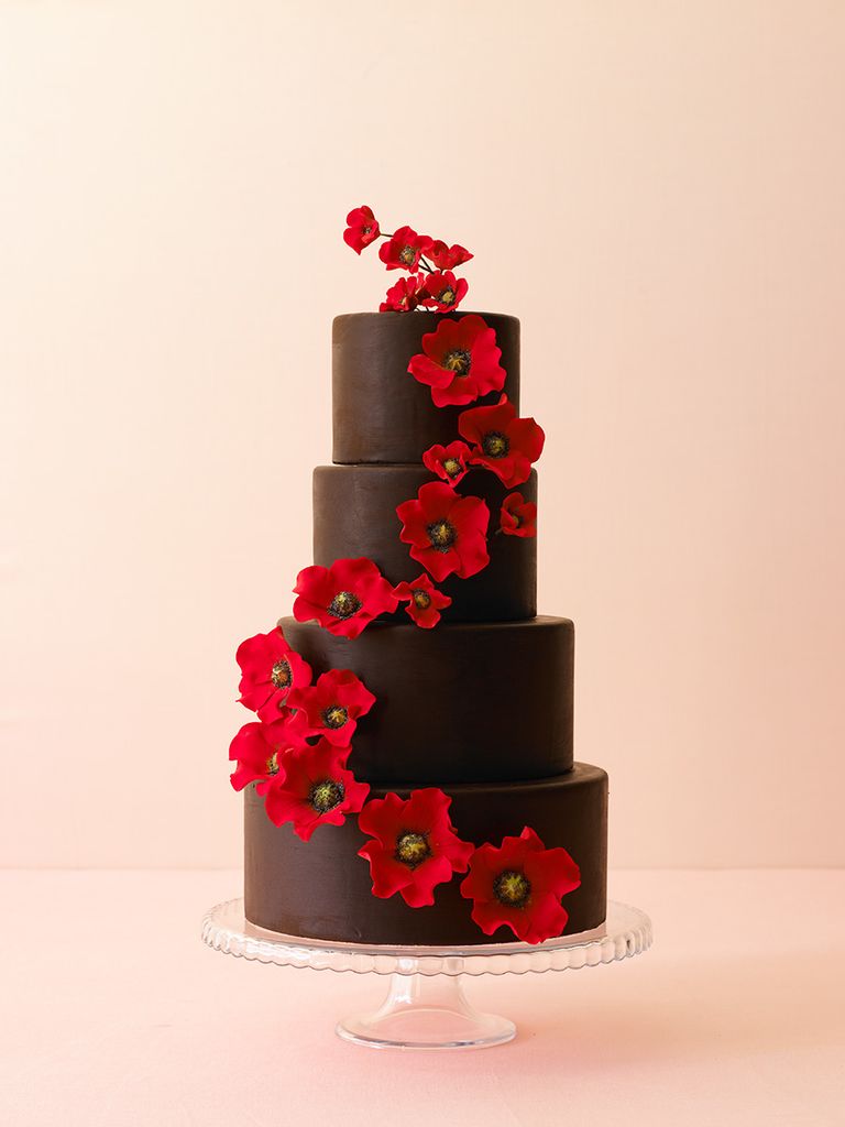 15 Delicious Chocolate Wedding Cakes