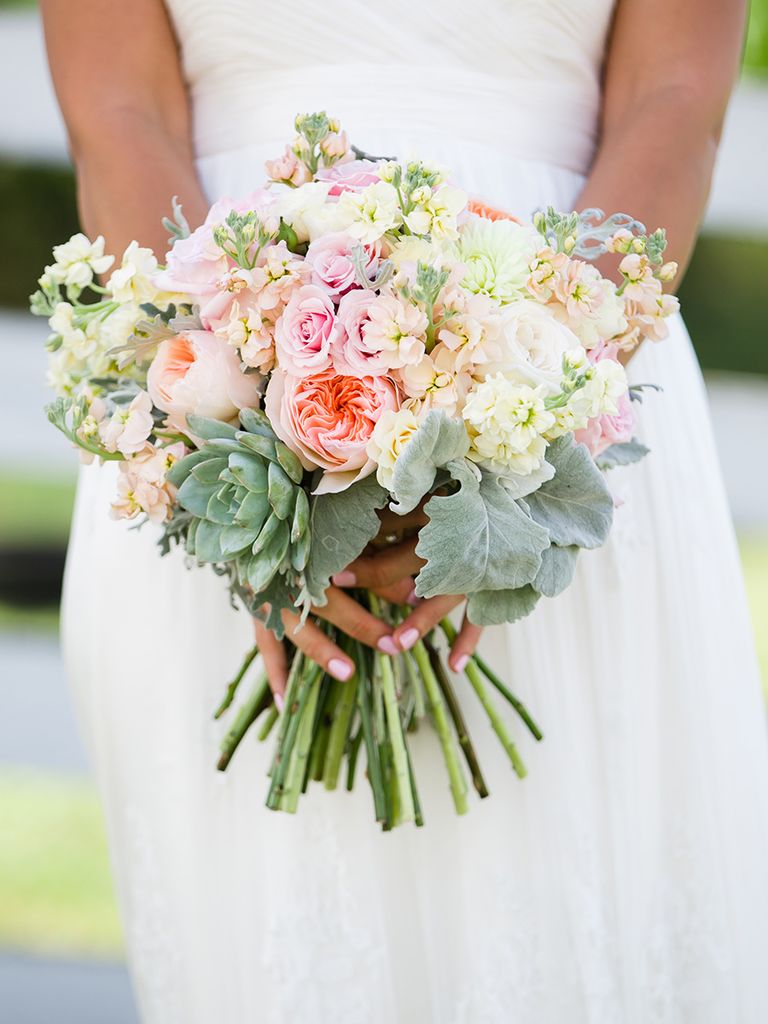 15 Organic Succulent Wedding Bouquets