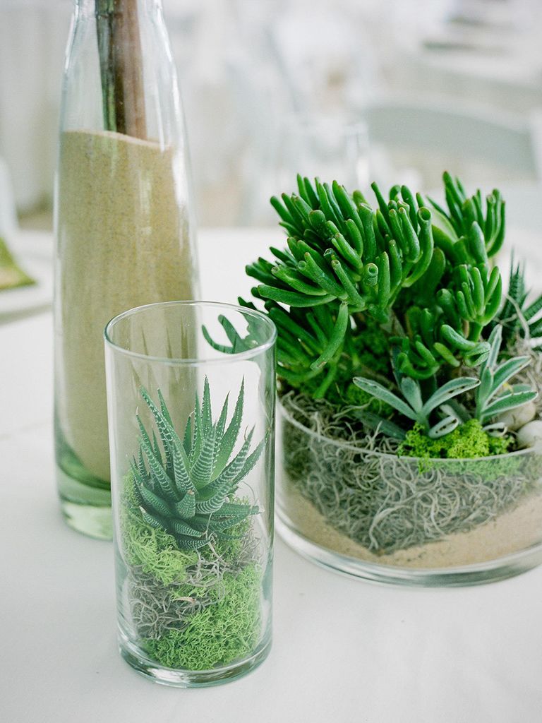 15 Ways to Use Greenery in Your Reception Centerpieces
