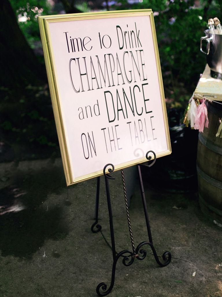 16 Hilarious and Cheeky Wedding Sign Ideas You Can Steal