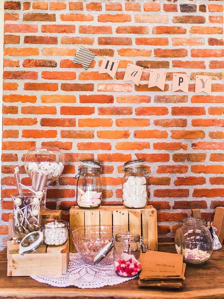 17 Creative Candy Bar Ideas That Can Double as Wedding Favors