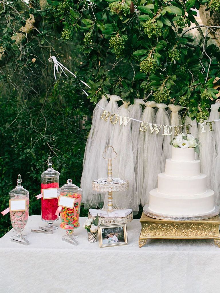 17 Creative Candy Bar Ideas That Can Double as Wedding Favors