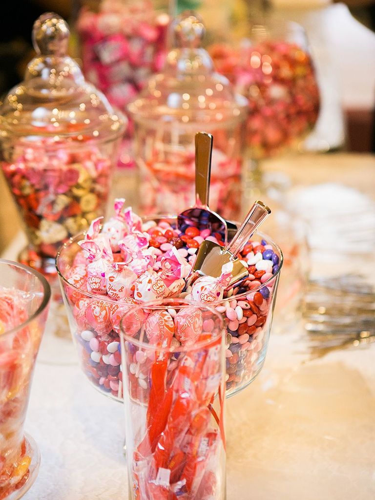 17 Creative Candy Bar Ideas That Can Double as Wedding Favors