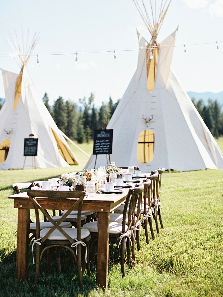17 Creative Rustic Camp Wedding Ideas