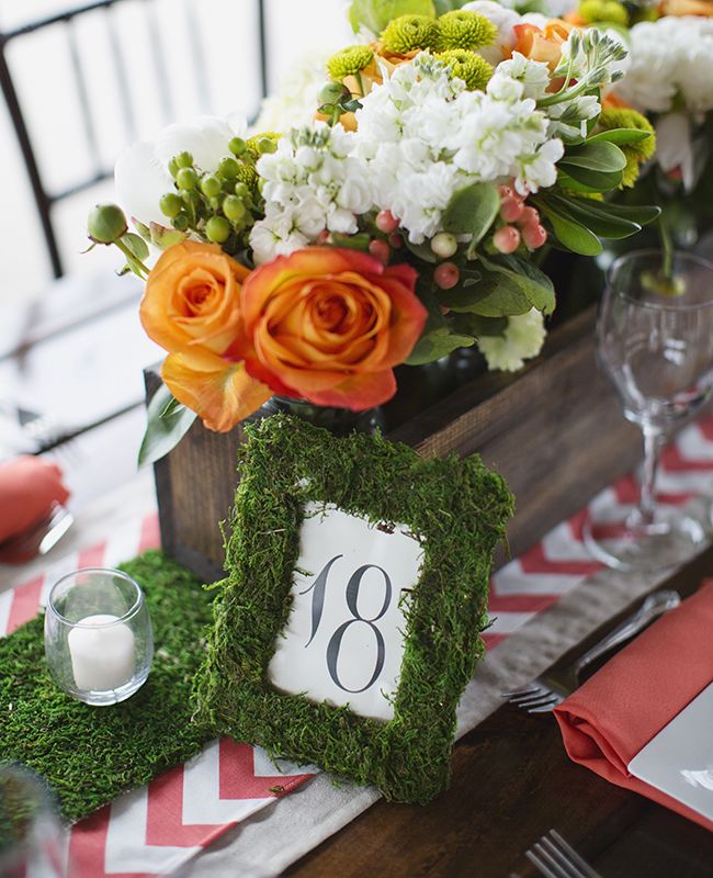17 Ways to Include Moss in Your Wedding Decor