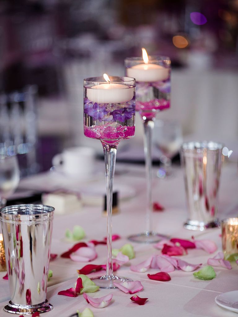 18 Romantic Wedding Centerpieces With Candles