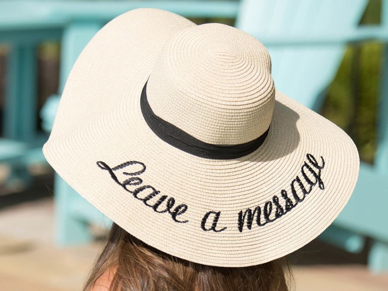 21 Floppy Sun Hats With Witty Phrases for Your Bachelorette Party or Honeymoon