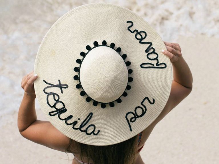 21 Floppy Sun Hats With Witty Phrases for Your Bachelorette Party or Honeymoon