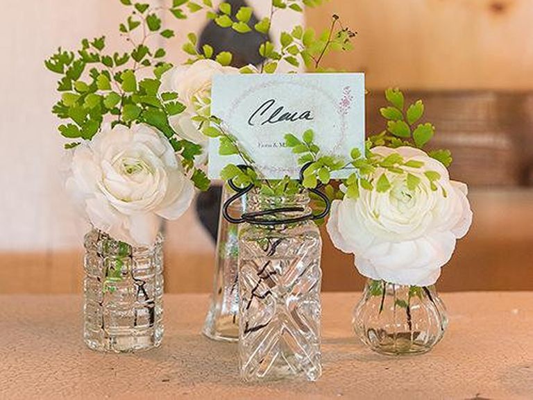 23 Place Card Holders for Your Wedding and Bridal Shower