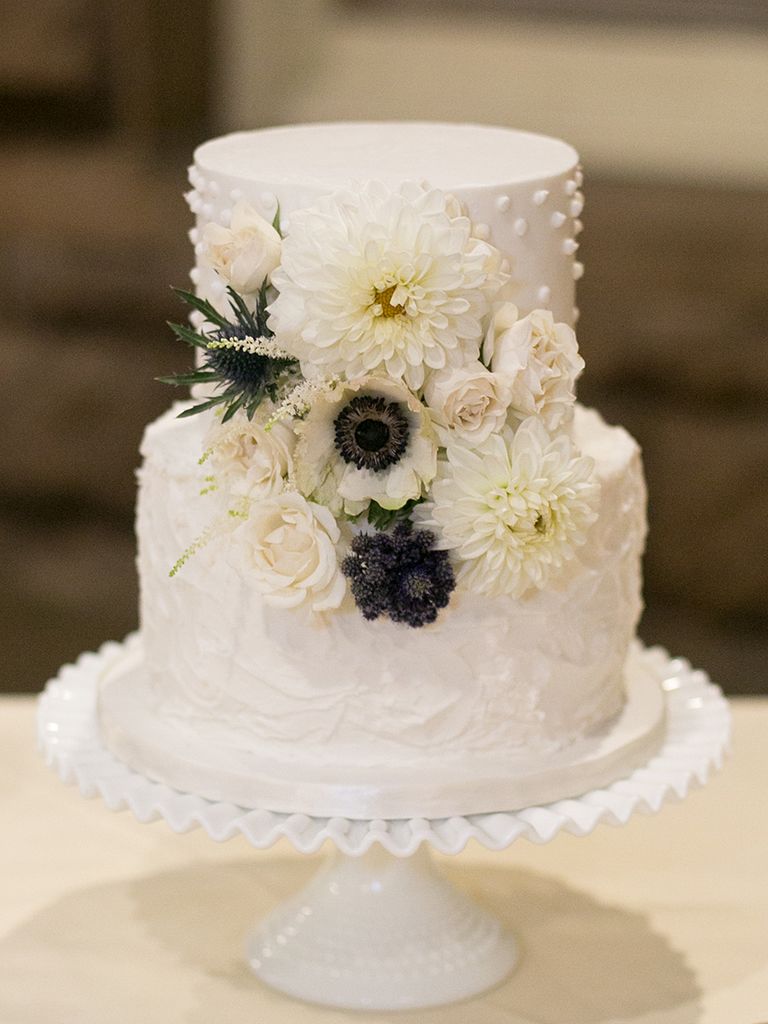 25 Gorgeous Flower-Covered Wedding Cake Ideas