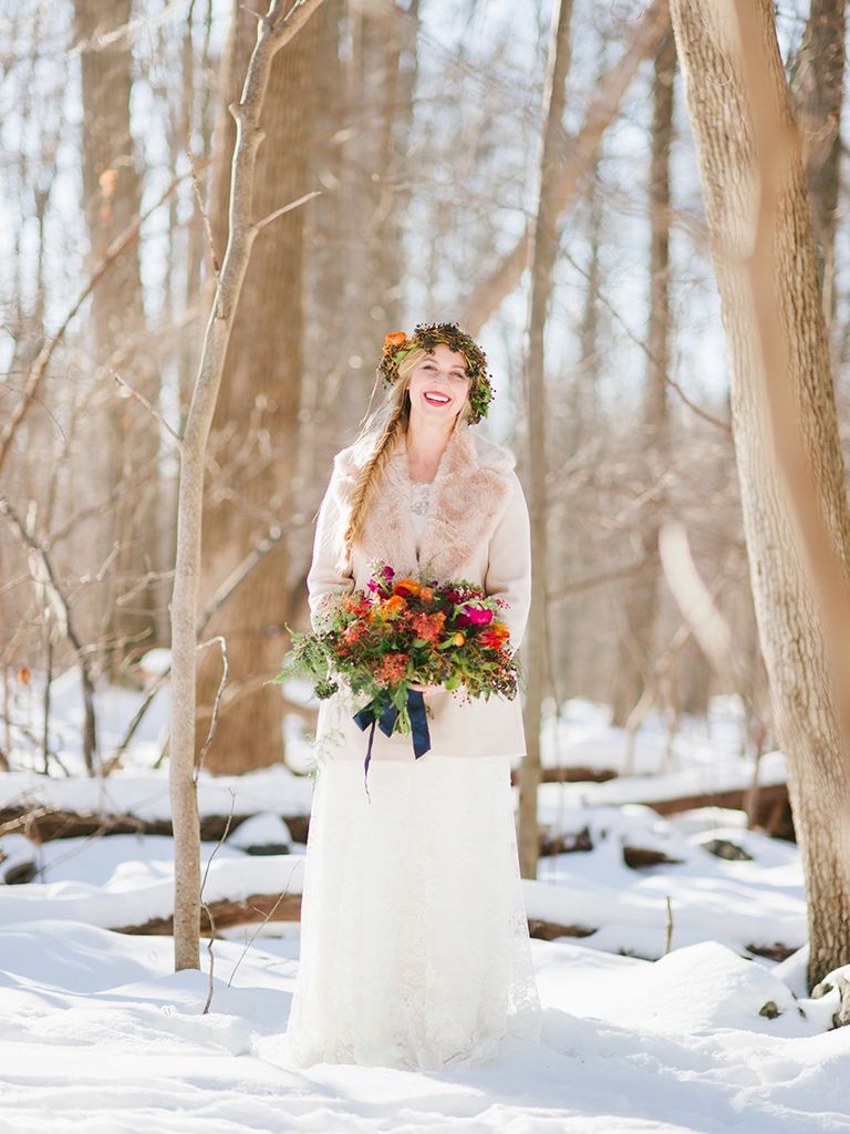 28 Winter Wedding Dresses to Help You Brave the Chilly Weather