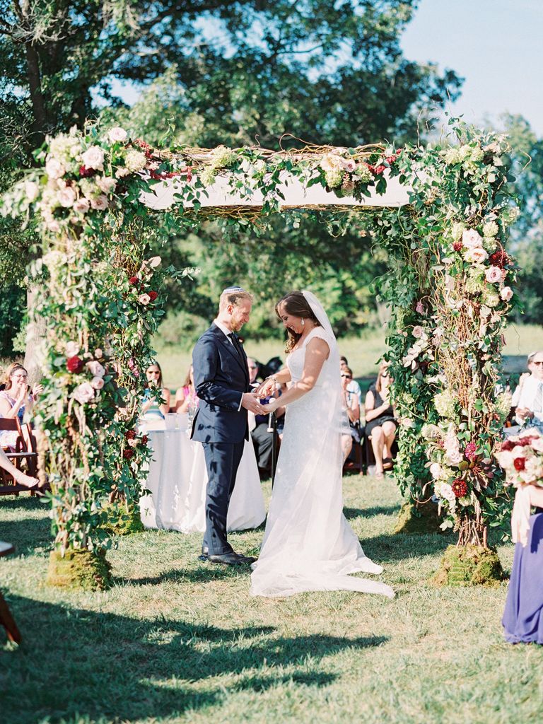 29 of the Prettiest Wedding Chuppahs We've Ever Seen