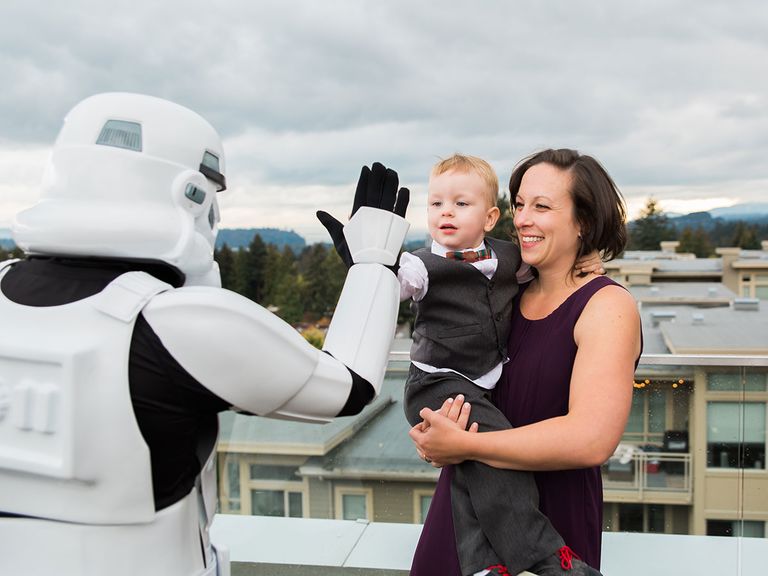 This Star Wars–Themed Wedding Featured Surprise Stormtroopers