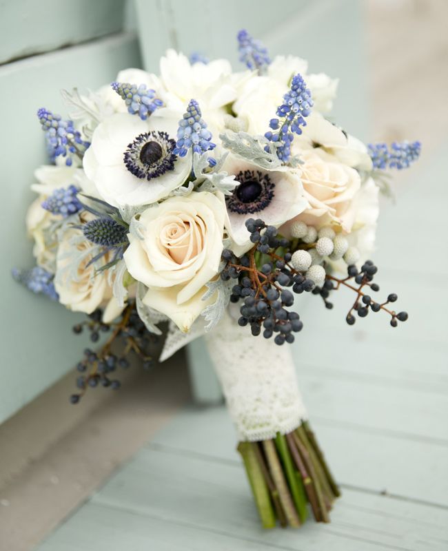 “Something Blue” Bridal Bouquets Are A Creative Way To Tie In This Wedding Tradition