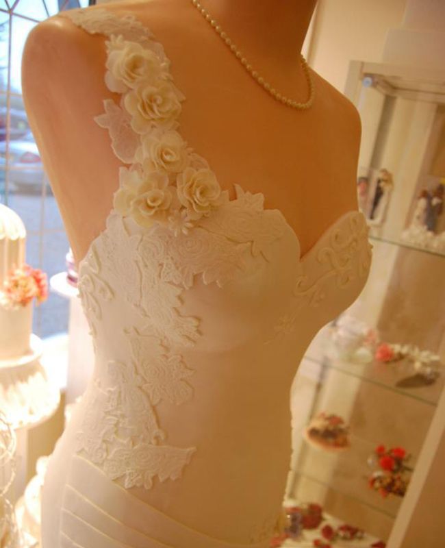 A Wedding Dress Made Out of Cake?!