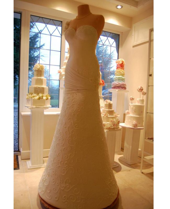 A Wedding Dress Made Out of Cake?!
