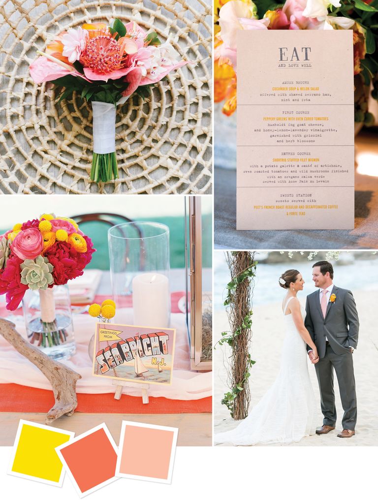 Beach Wedding Color Palettes We Love