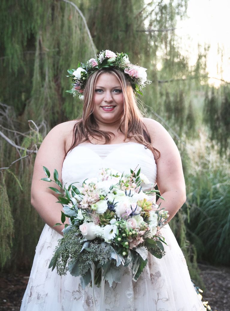 Flower Crown Wedding Hairstyles for Brides and Flower Girls