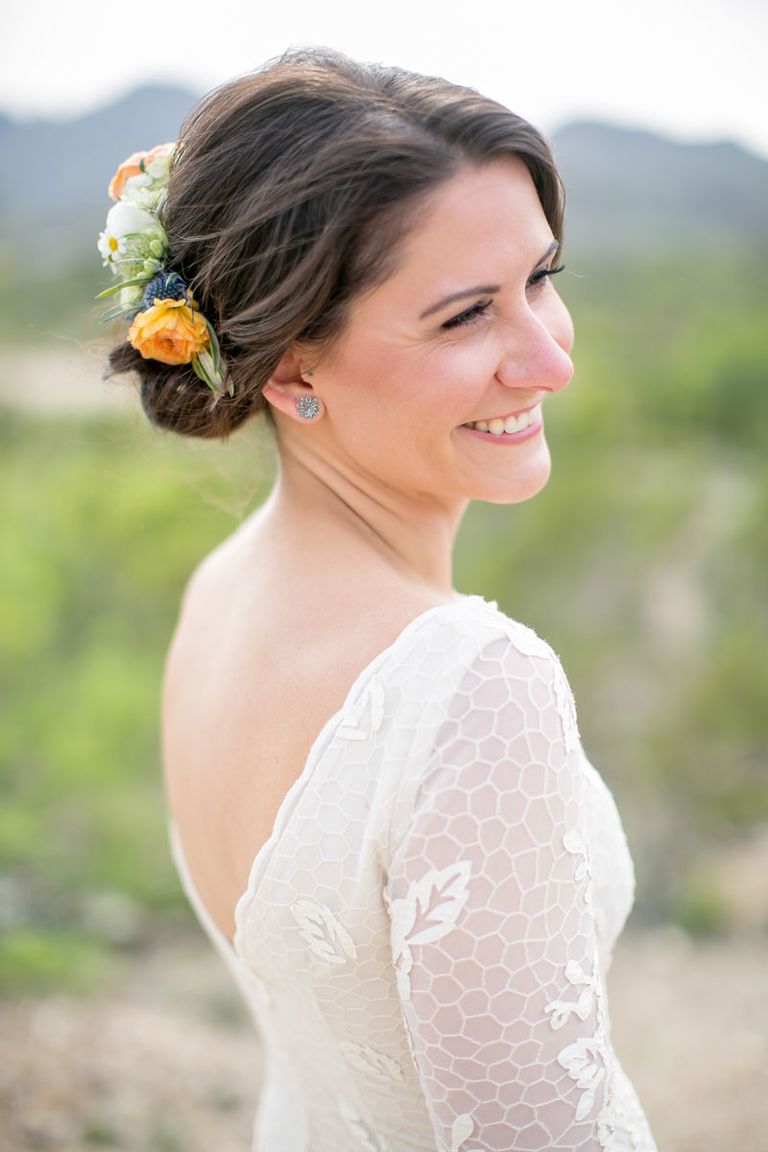 Flower Crown Wedding Hairstyles for Brides and Flower Girls