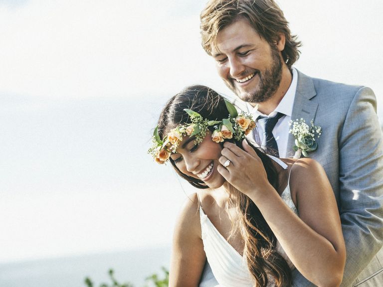 Flower Crown Wedding Hairstyles for Brides and Flower Girls