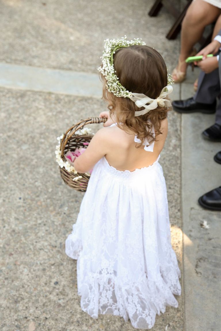 Flower Crown Wedding Hairstyles for Brides and Flower Girls