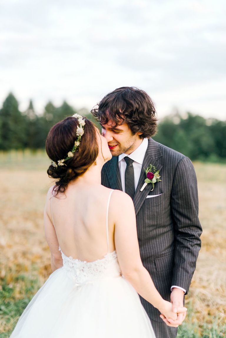 Flower Crown Wedding Hairstyles for Brides and Flower Girls