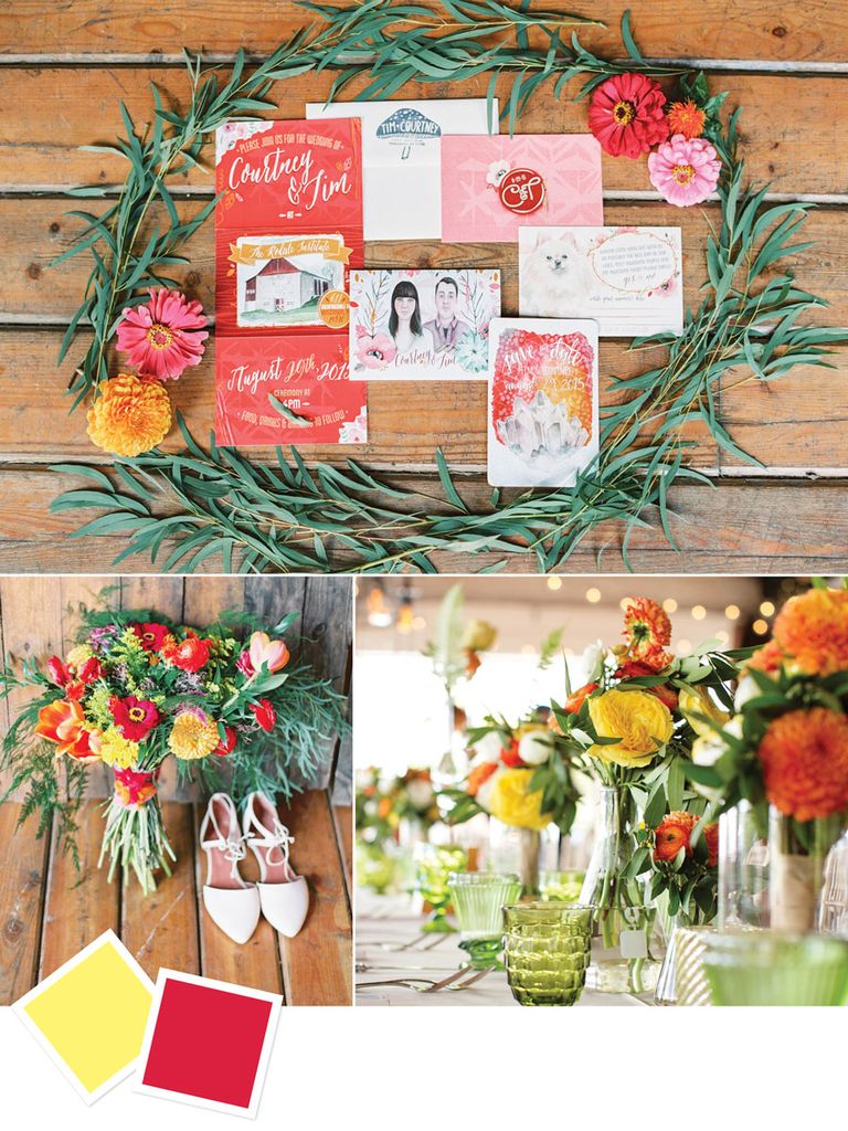 Hot Wedding Color Combos for Summer