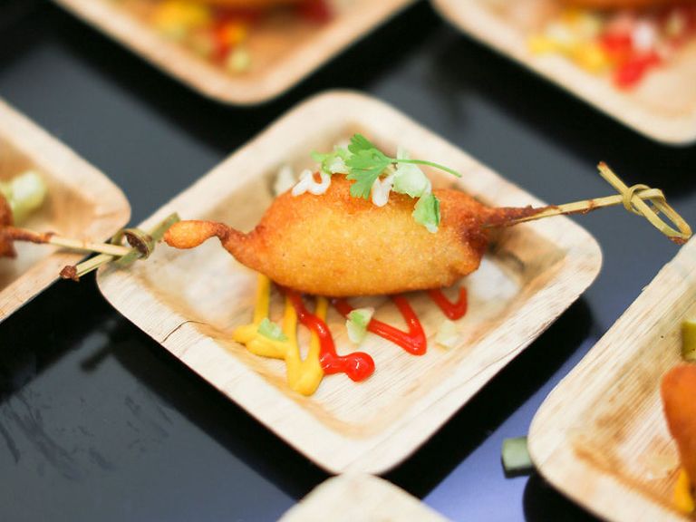 Mini Hot Dogs Get a Wedding Makeover