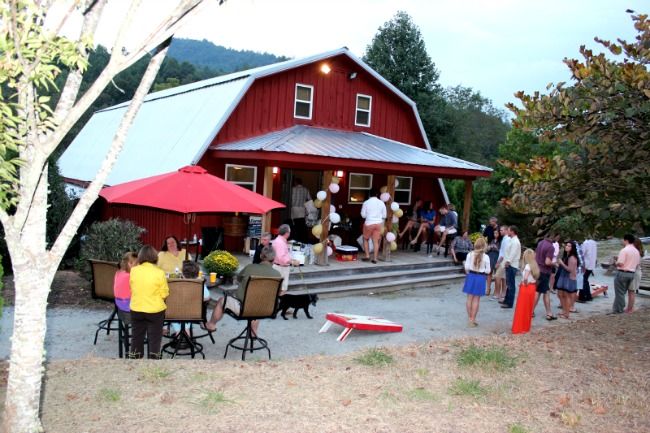 Our Backyard Rustic Barn Engagement Party (Fashionista Bride)
