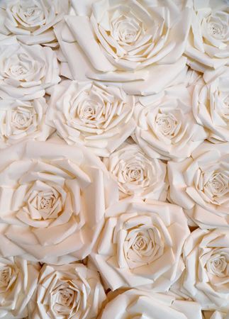 Paper Wedding Flowers Transform Into White House Holiday Decor