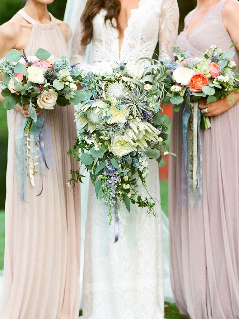 The Best Blooms for a Whimsical Cascading Bouquet