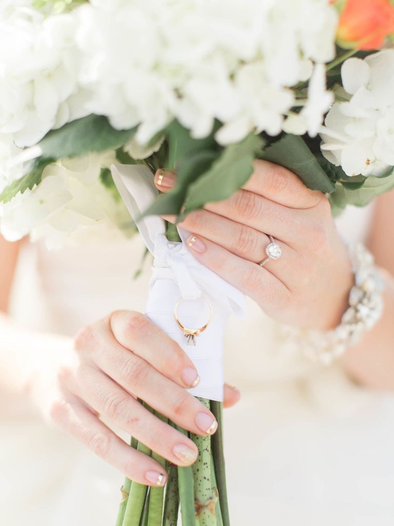 The Wedding Manicure You Should Get, Based on Your Bridal Bouquet