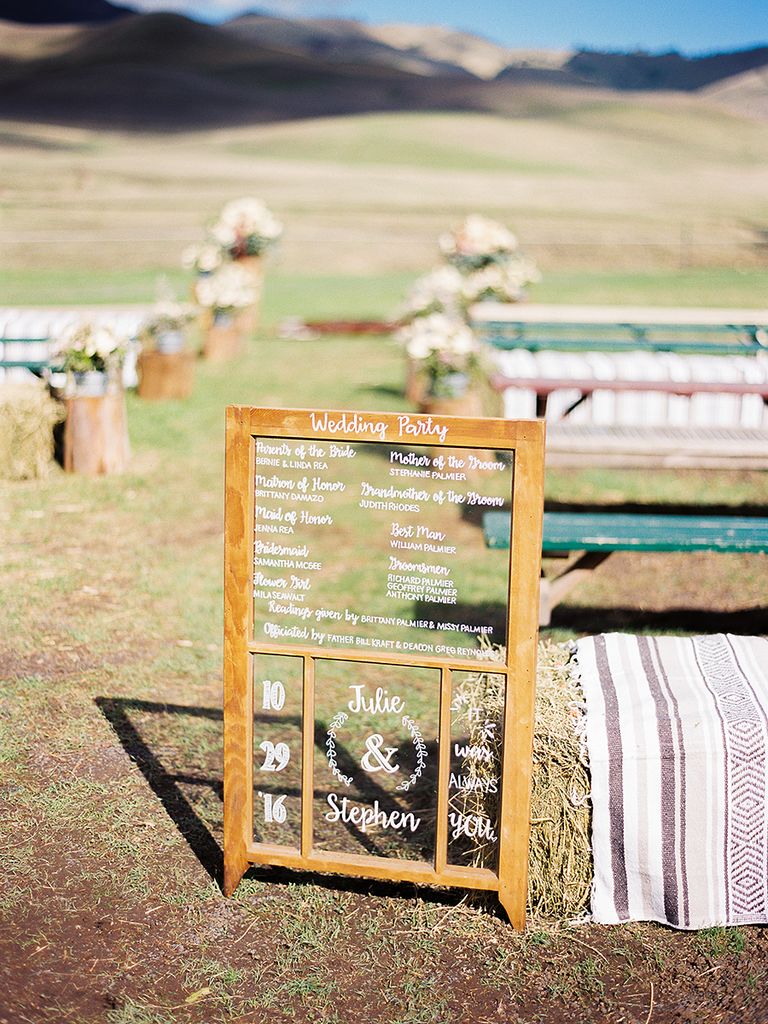 These 25 Rustic Wedding Signs Are Perfect for Your Outdoor (or Indoor) Venue
