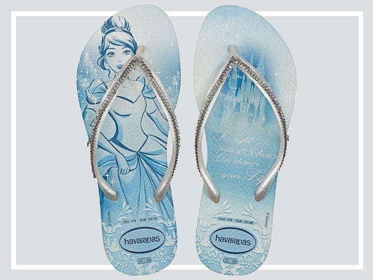 This Disney Princess and Havaianas Bridal Flip-Flop Collection Is What Your Honeymoon Needs