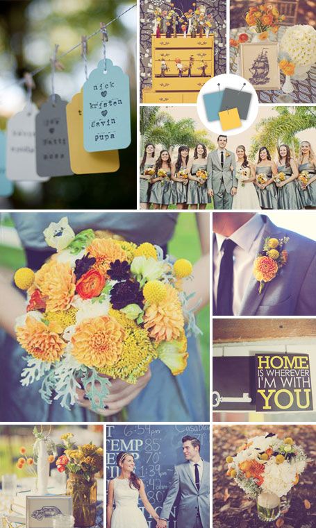 Vintage Wedding Color Palettes We Love