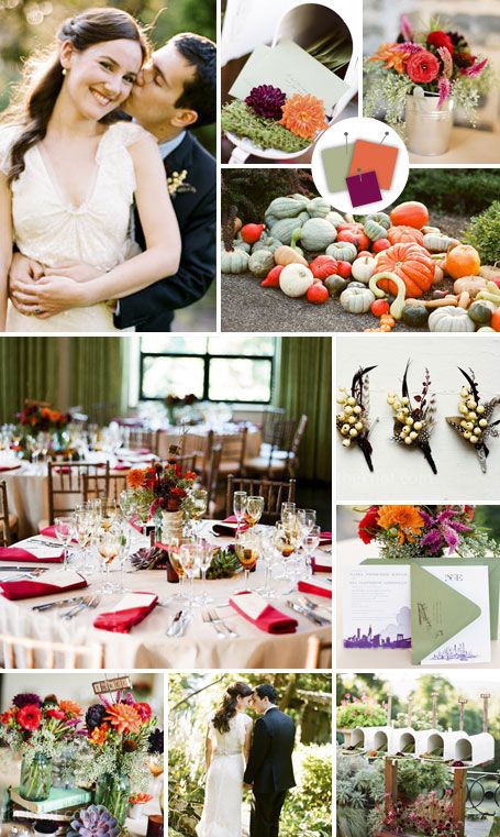 Vintage Wedding Color Palettes We Love