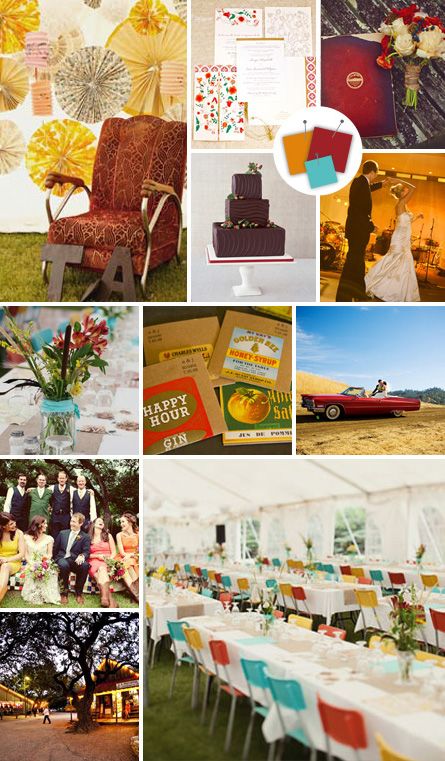 Vintage Wedding Color Palettes We Love