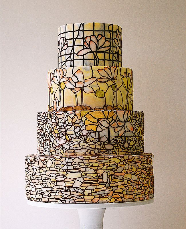 Wedding Cakes Inspired by Works of Art