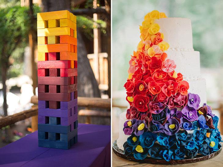 You've Got to See This Seriously Vibrant DIY Wedding