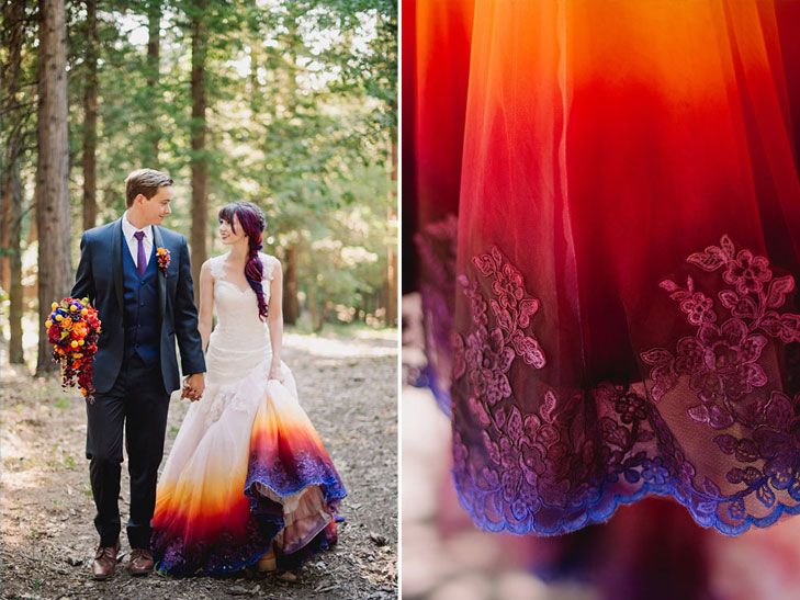 You've Got to See This Seriously Vibrant DIY Wedding