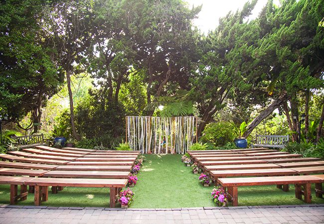 You’ll Love the Bright Colors and Tropical Bouquets in This Granola-Glam Wedding
