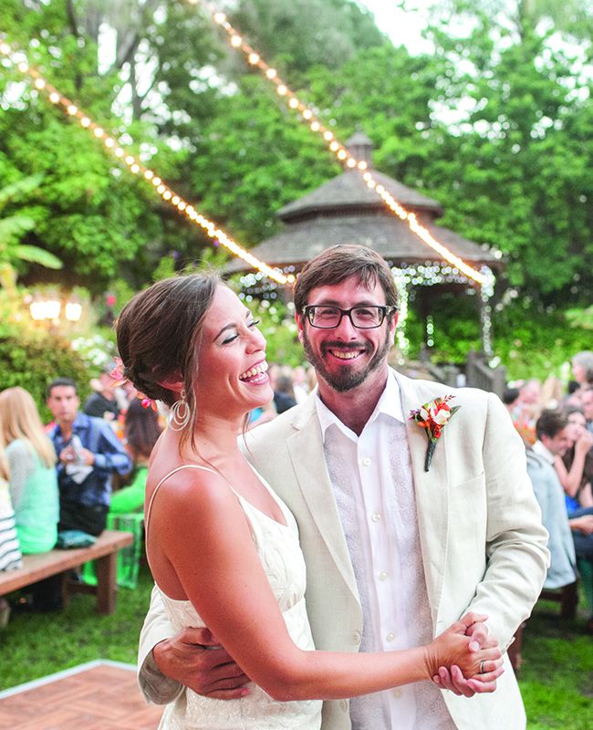 You’ll Love the Bright Colors and Tropical Bouquets in This Granola-Glam Wedding