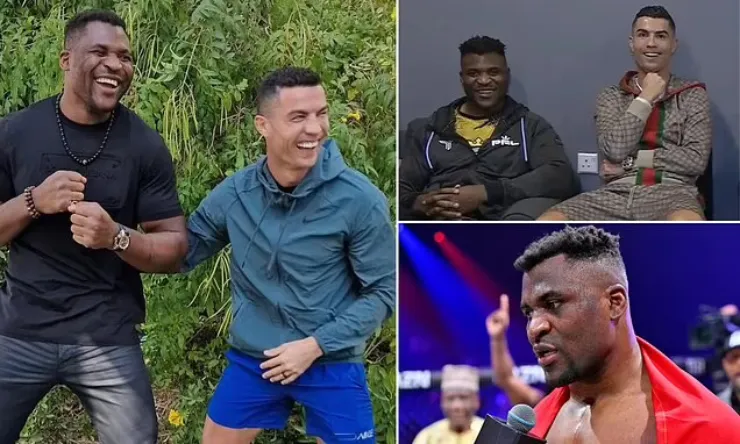 Ronaldo dành tặng cho Ngannou sự đồng cảm chân thành