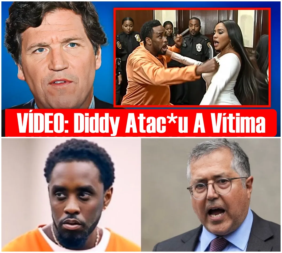 Cover Image for 🚨 CHOQUE TOTAL: Diddy Surta E Tem Contato Físico Com A Vítima Durante Audiência Judicial!