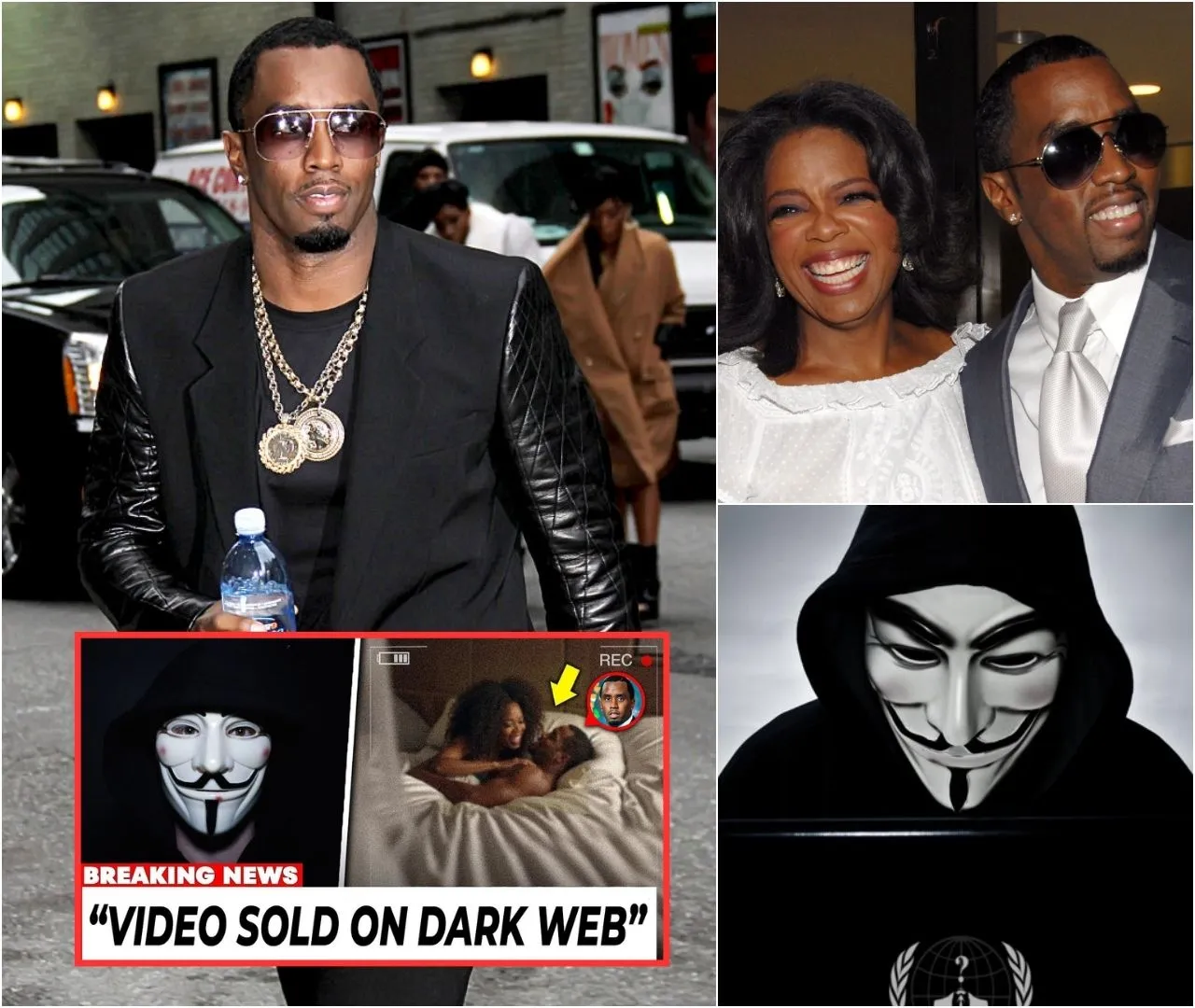 Cover Image for 🚨 Breaking News : Un Hacker Révèle Une Vidéo Secrète D’Oprah Et Diddy Vendue Pour Des Millions Sur Le Dark Web – Hollywood Sous Le Choc !